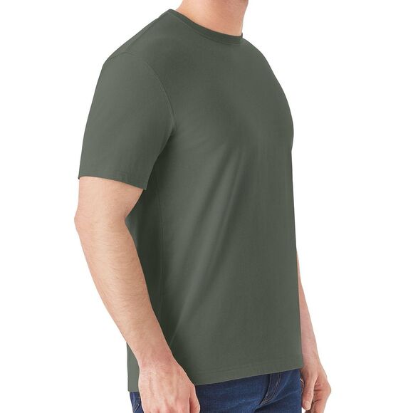 Member's Mark Men's Essential Crew Neck Short Sleeve Tee Size 2XL Green New - Picture 3 of 8